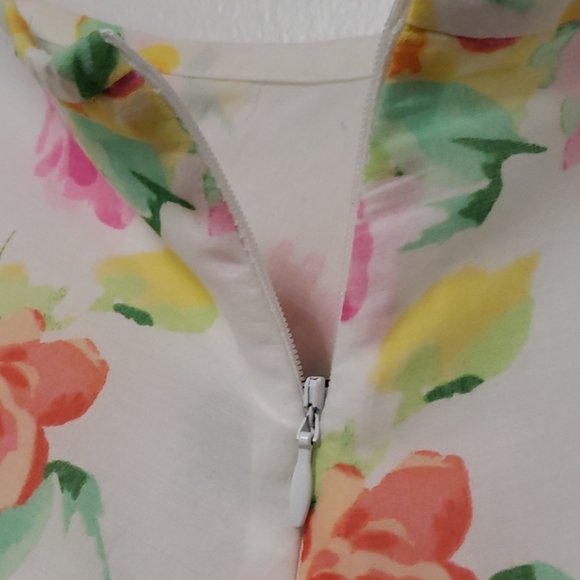 Floral cotton tiered midi skirt - Picture 9 of 10